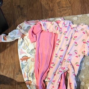 Carter's Kids Pajamas - Pink and Cream